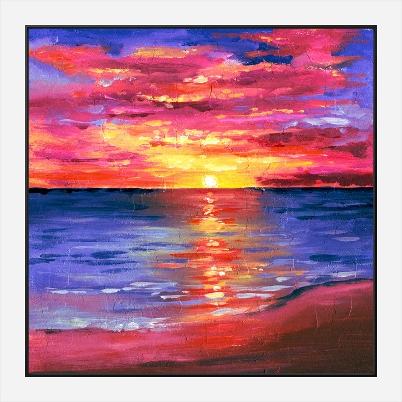 Ocean Sunset - Painting by Numbers Shop – Painting By